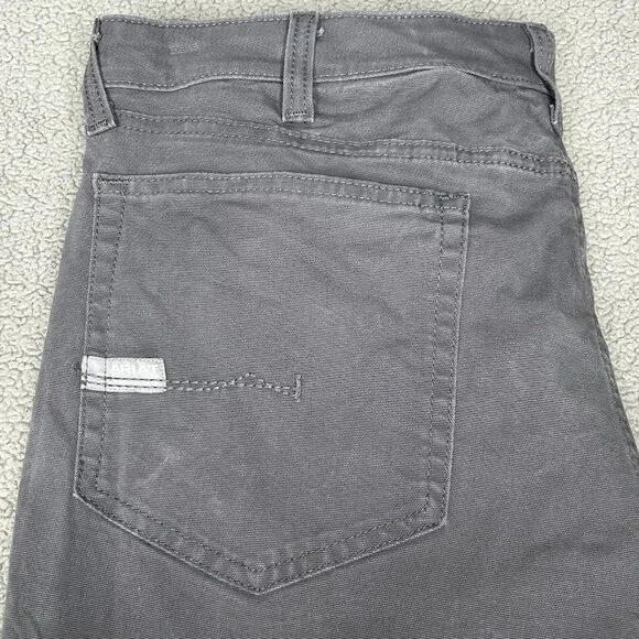 Ariat Rebar Perfect Rise Made Tough Straight Pant Womens 33R Fits 36x31.5 Gray - Picture 5 of 16
